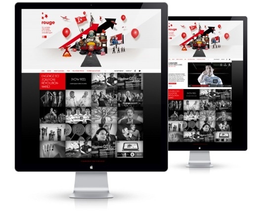 Site Agence Rouge - 13decembre - Séverin Boonne #agency #webdesign