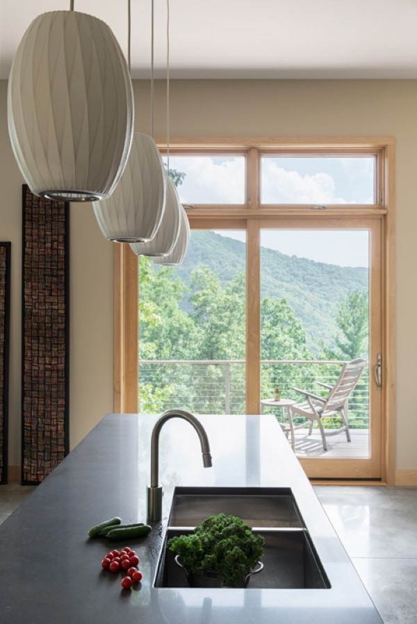 Modern passive solar residence