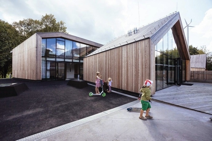 Sluzewski Culture Centre by 307kilo Architects #interior #design #architecture