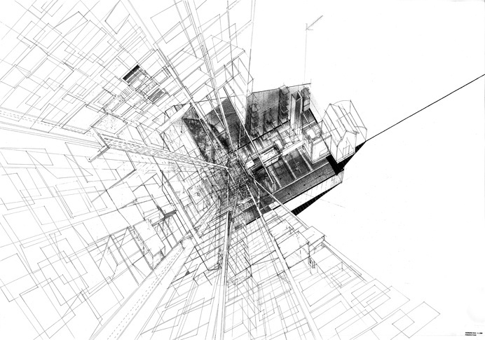 The Continuous Monument II EXPLODED AXO #architecture