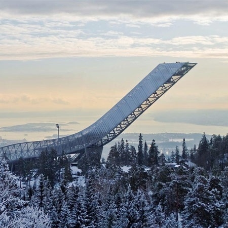 Dezeen » Blog Archive » Holmenkollen ski jump by JDS Architects opens #architecture