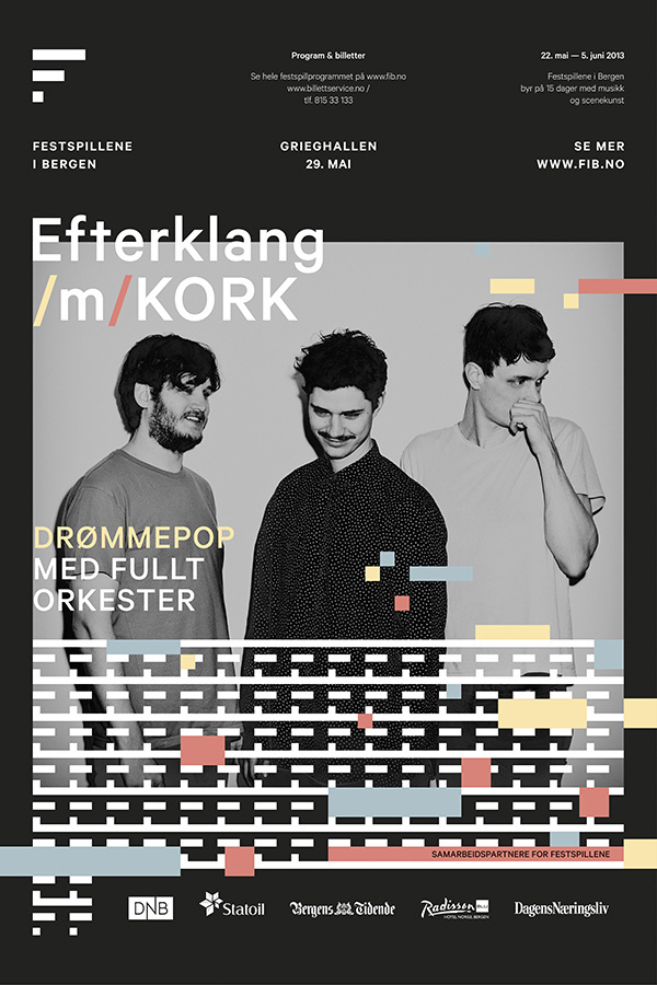 Bergen International Festival on Behance #identity