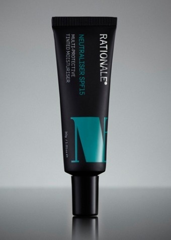 Neutraliser SPF15 | Rationale Skin Care #bottle #packaging #fractal #pompadour #cosmetics #rationale #type #colour