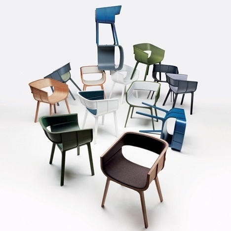 Dezeen » Blog Archive » Pontoon and Maritime S by Benjamin Hubertfor Casamania #chair #hubert #benjamin #wood #furniture #maritime