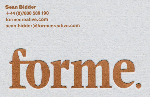 Forme #print #poster #logo #layout #typography