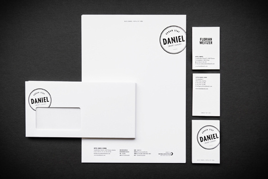 moodley brand identity Â hotel daniel #stationary #hotel #branding