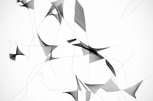 Slivers – Series of three procedural drawings / anfischer.com #illustration