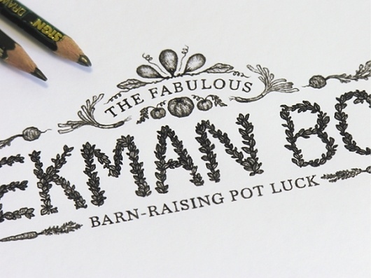 Food & Wine Magazine Lettering on the Behance Network #illustration #lettering #hand #typography