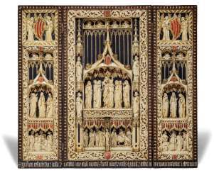 Mostly Medieval Altar Triptych