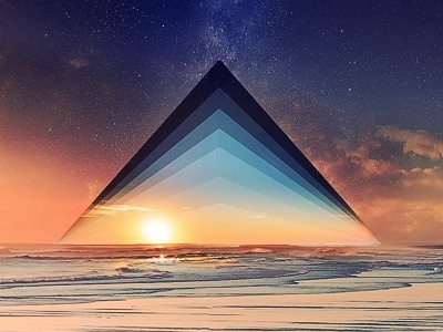 Skylines #sunset #triangle