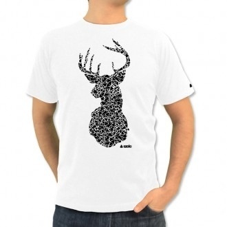 SZOLC - Deer T-shirt #deer #triangles #shirt