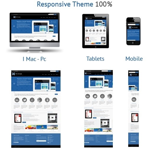 Concrete5 Theme #gallery #business #portfolio #theme #corporate #blue