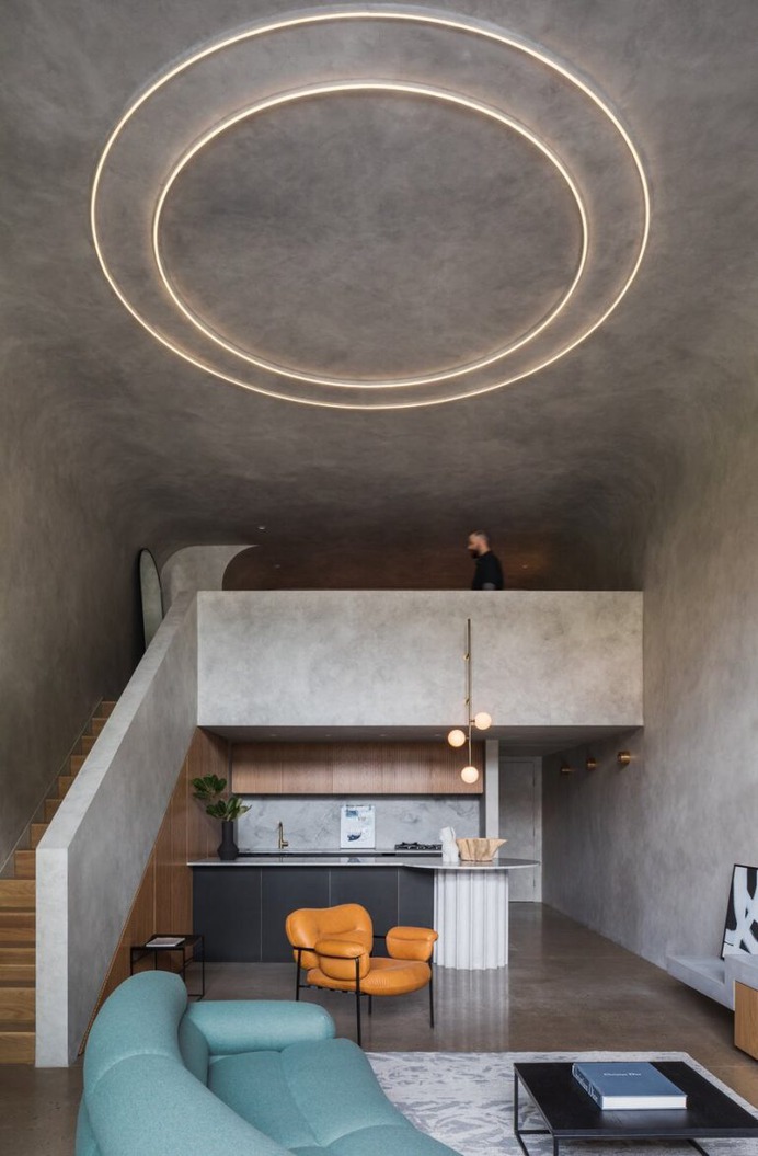 Brutalist Apartment Inspired by a Concrete Bunker: Perfect Storm Loft