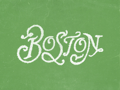 Boston #lettering