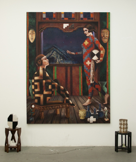Alison Blickle | PICDIT #design #texture #painting #art #fashion
