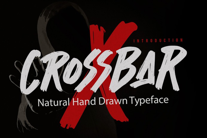Crossbar -Natural Hand Drawn Typeface .Introducing of our new product that inspired by Street Tagging, graffiti style with a fun theme very good for graffity poster, Hip Hop music, kids poster, flyer, childrenbook, cartoon, comic etc