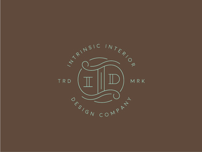 #lettering #logo #mark #branding #design #monogram #d #interior #intrinsic