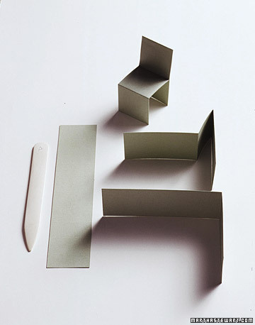 Making "Seating" Cards Martha Stewart Weddings Inspiration #furniture