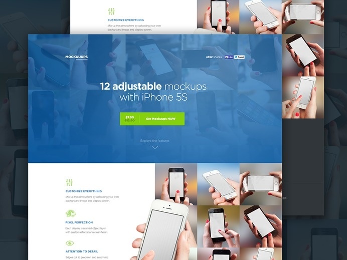 New Mockuuups by David Stefanides #page #site #design #product #web #landing