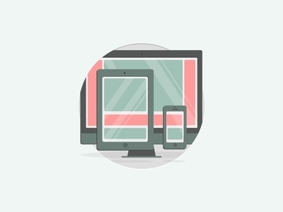 Responsive Design #flat #icons #ui #illustration #web