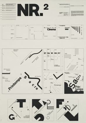 MoMA | The Collection | Wolfgang Weingart. Typographic Process, Nr 2. From Simple to Complex. 1973 #swiss #design #graphic #poster #weingart #typography