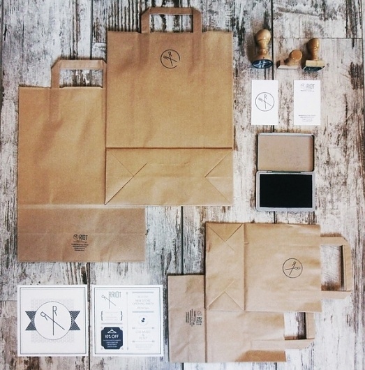 RRRIOTshop - concept store & independent clothing label on Branding Served #logo #identity #branding