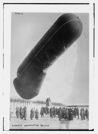 All sizes | German observation balloon (LOC) | Flickr - Photo Sharing! #balloon #german #observation