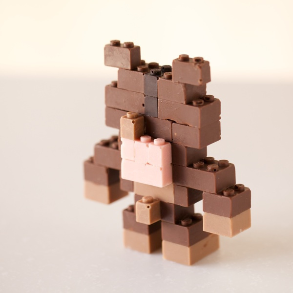 CHOCOLATE LEGO:ACGUY on Behance #chocolate #toys #lego