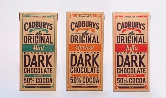 Student Spotlight: Cadbury'sÂ Chocolate - The Dieline: The World's #1 Package Design Website -