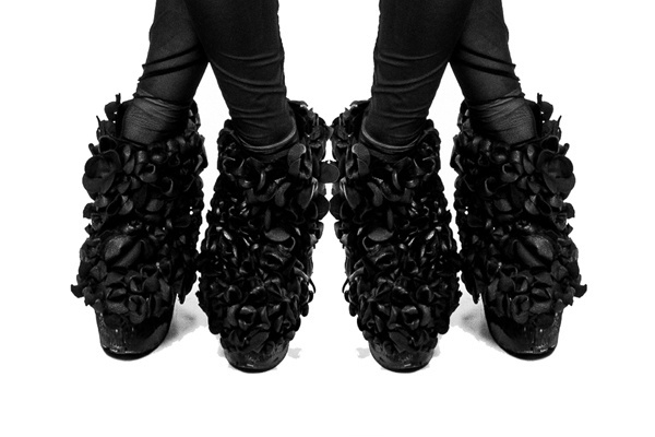 Chrissie Houtkooper / designer / illustrator #white #shoes #print #graphic #black #fashion