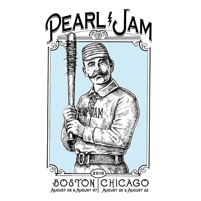 Pearl Jam T-shirt design
