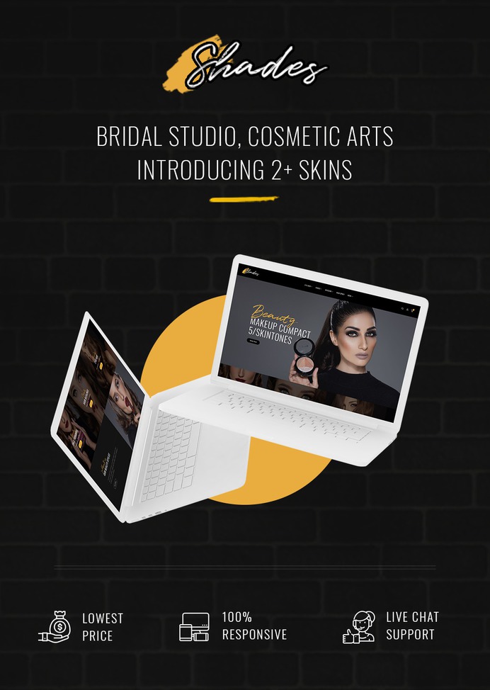 #Shades #Beauty #Cosmetics - #Bridal #Studio - #Opencart #Multipurpose #Responsive #Theme | #TemplateTrip #eCommerce #Website #Design #Template