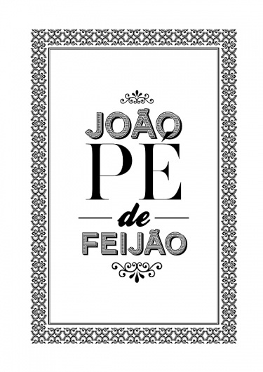 João Pé de Feijão on Typography Served #pattern #white #black #ornament #and