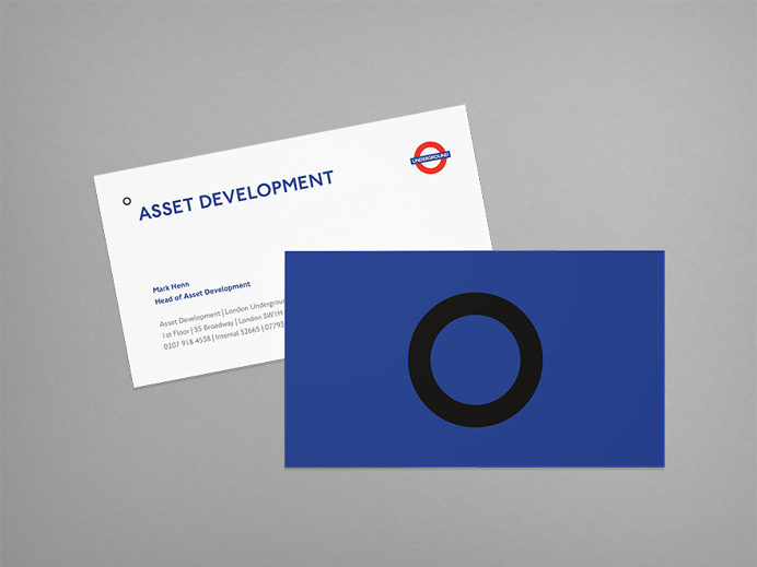 London Underground Asset Development Brand Identity