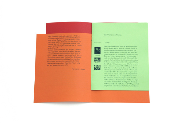 Homo(Sapiens)³ — Johannes Ammler #colors #editorial #brochure #typography