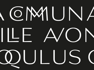 Real ligatures by Sandro Dujmenovic #ligatures #typography