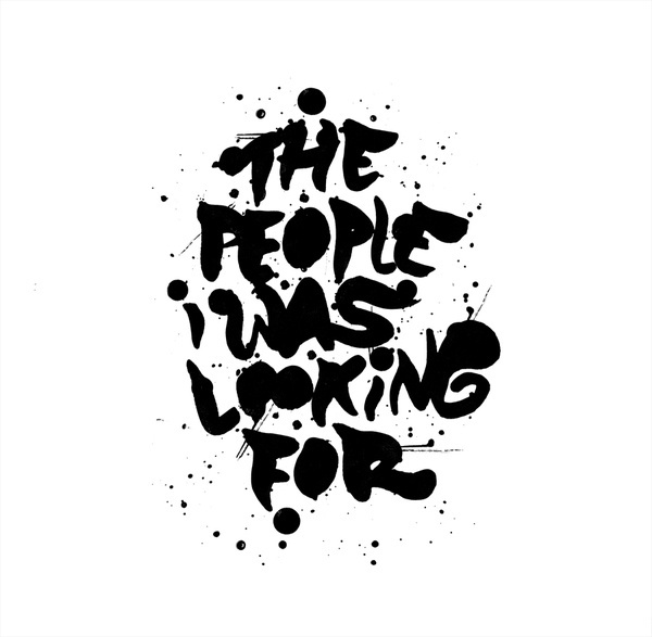 The People i Was Looking For on Behance #dabol #photography #typography