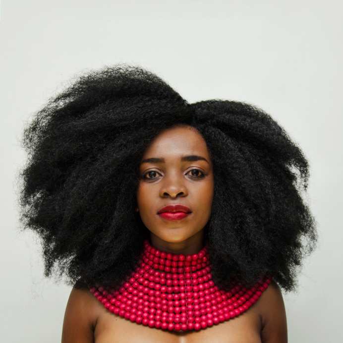 #Afro #red