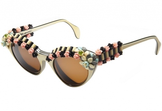 Fashion and Design - T Magazine Blog - NYTimes.com #schiaparelli #sunglasses #roses #vintage #flowers