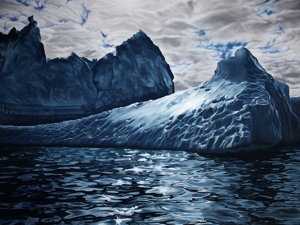 Pastel Icebergs by Zaria Forman 6 #painting #sea #art