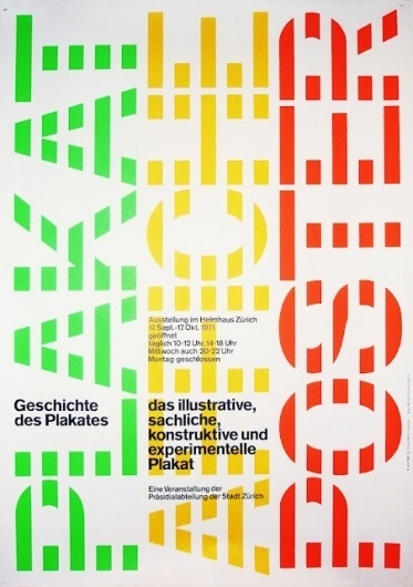 Visual Kontakt - Design, Fashion, Photography, Architecture, Illustration and Typography: Josef Müller-Brockmann: Design #brockmann #swiss #typography #design #grids #poster #colour #mller #josef #green