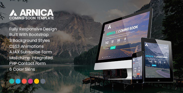 Arnica - Creative Coming Soon Template