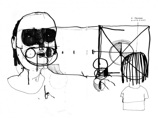 kernkraftanlage + bauschutt #analog #illustration #handmade #drawn #neon