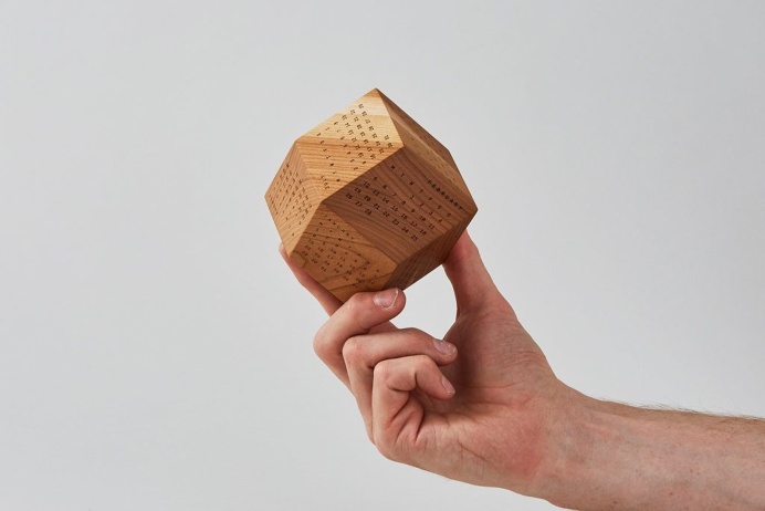 DodeCal is a wooden polyhedra calendar, designed with mathematical precision, hand-finished in high quality American Cherry. Product Design