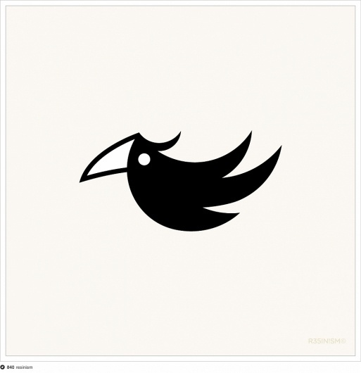 black cockatoo logo #resinism #black #bird #cockatoo #logo
