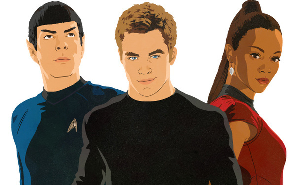 39 StarTrek1.jpg #illustration #portraits #vector