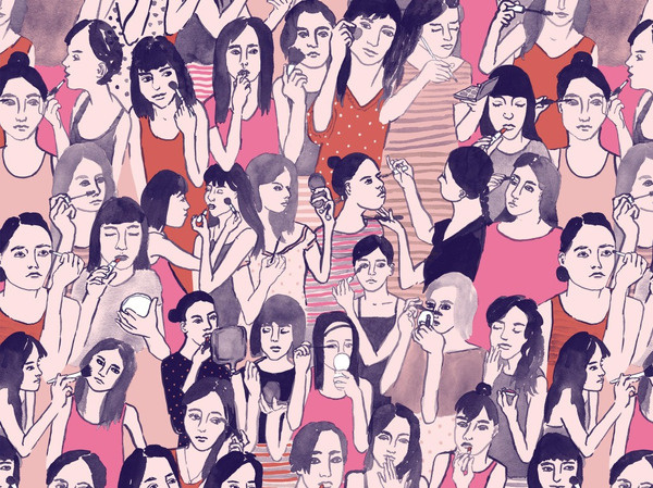 Makeup : Leah Reena Goren #illustration