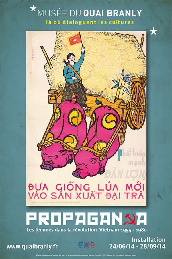 Vietnamese propaganda posters 1954 2000 #vietnam #propaganda #design #women #posters #art