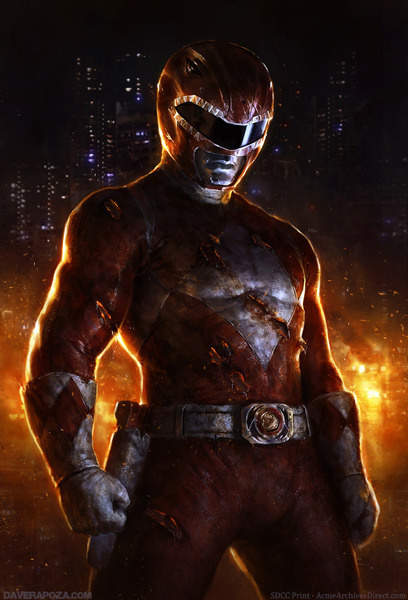 Red Ranger - SDCC Print! #illustration #digital illustration #power rangers #red ranger
