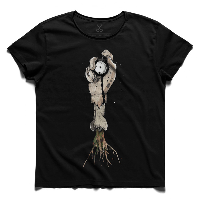 #vakti merhun #black #tee #tshirt #einstein #countdown #clock #hand #root #evolution #darwin
